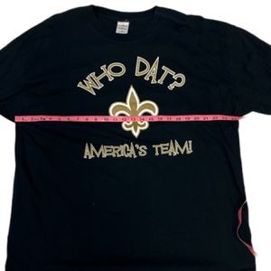 Men’s New Orleans Saints Black Long Sleeve Football Team TShirt Plus Size 2XL